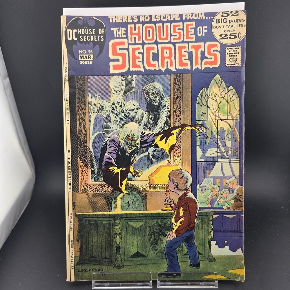 House of Secrets #96 (1972 DC) Bronze Age Horror - Bernie Wrightson Cover - VG 4